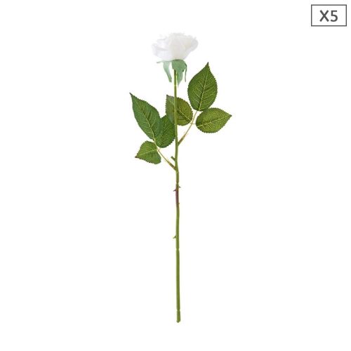 Artificial Silk Flower Fake Rose Bouquet Table Decor