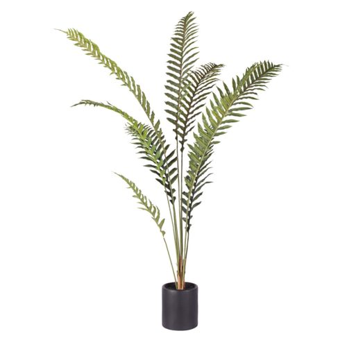 Artificial Green Rogue Hares Foot Fern Tree Fake Tropical Indoor Plant Home Office Decor