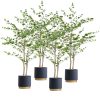 Green Artificial Indoor Watercress Tree Fake Plant Simulation Decorative