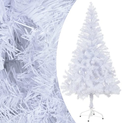 Artificial Christmas Tree with Stand Branches – 240×120 cm, White