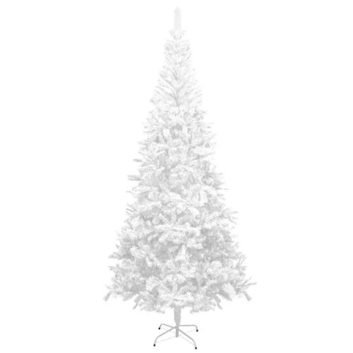 Artificial Christmas Tree with Stand Branches – 240×120 cm, White
