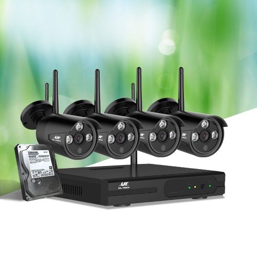 3MP 8CH Wireless Security Camera NVR Video – 4, 2 TB