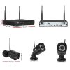 3MP 8CH NVR Wireless Security Cameras Set – 6, 1 TB