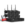 3MP 8CH NVR Wireless Security Cameras Set – 6, 1 TB