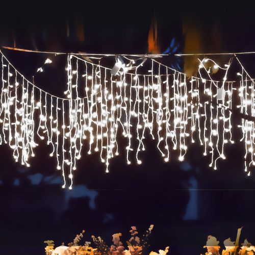 Curtain Fairy String Lights Wedding Outdoor Xmas Party Lights Cool White – 300 LED