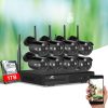 3MP 8CH Wireless Security Camera NVR Video – 4, Not Included